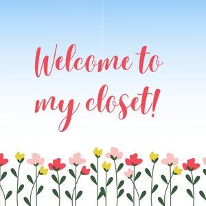 Welcome to my closet